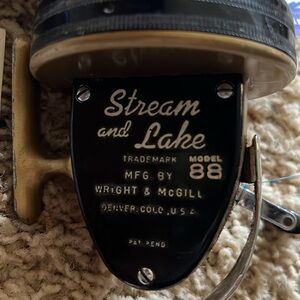 Vintage stream & lake fishing reel